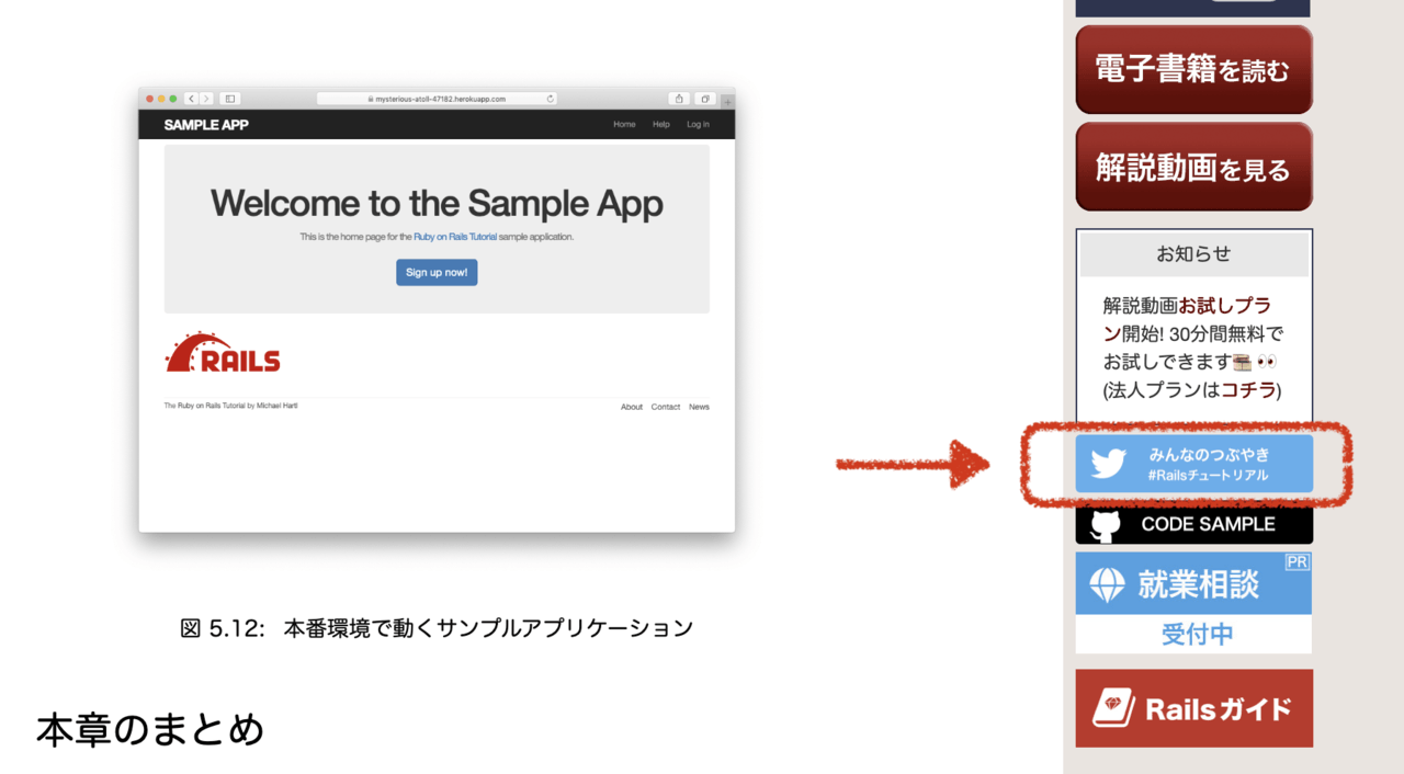 Railsチュートリアルみんなのつぶやき